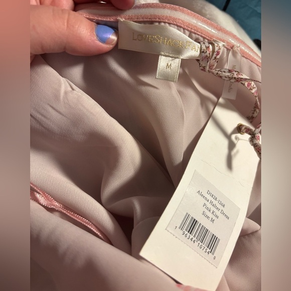 LoveShackFancy Aleena Halter Dress Size M NWT - Picture 4 of 6